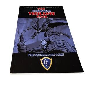 The Complete Vigilante Hack RPG Book LIMITED #11/100 Kickstarter Edition Signed